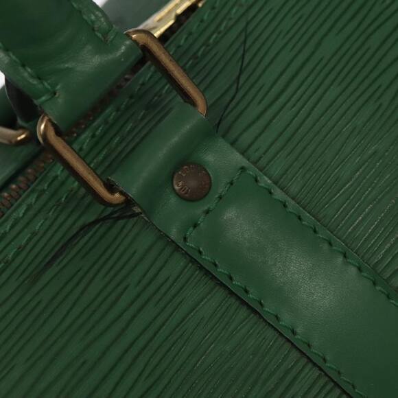 LOUIS VUITTON Epi Keepall 50 Boston Bag Green M42964 - Picture 10 of 16